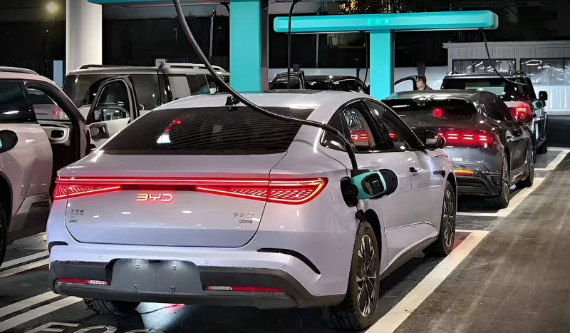 BYD spotted testing 1500 kW Flash Charge in China, nearly triple Tesla V4 power