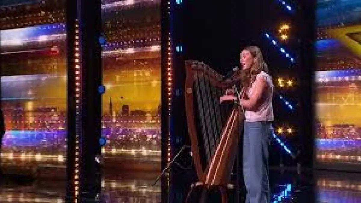 Alex Warren: Teenage harpist Niamh Noade from Co Armagh set to wow Britain’s Got Talent judges