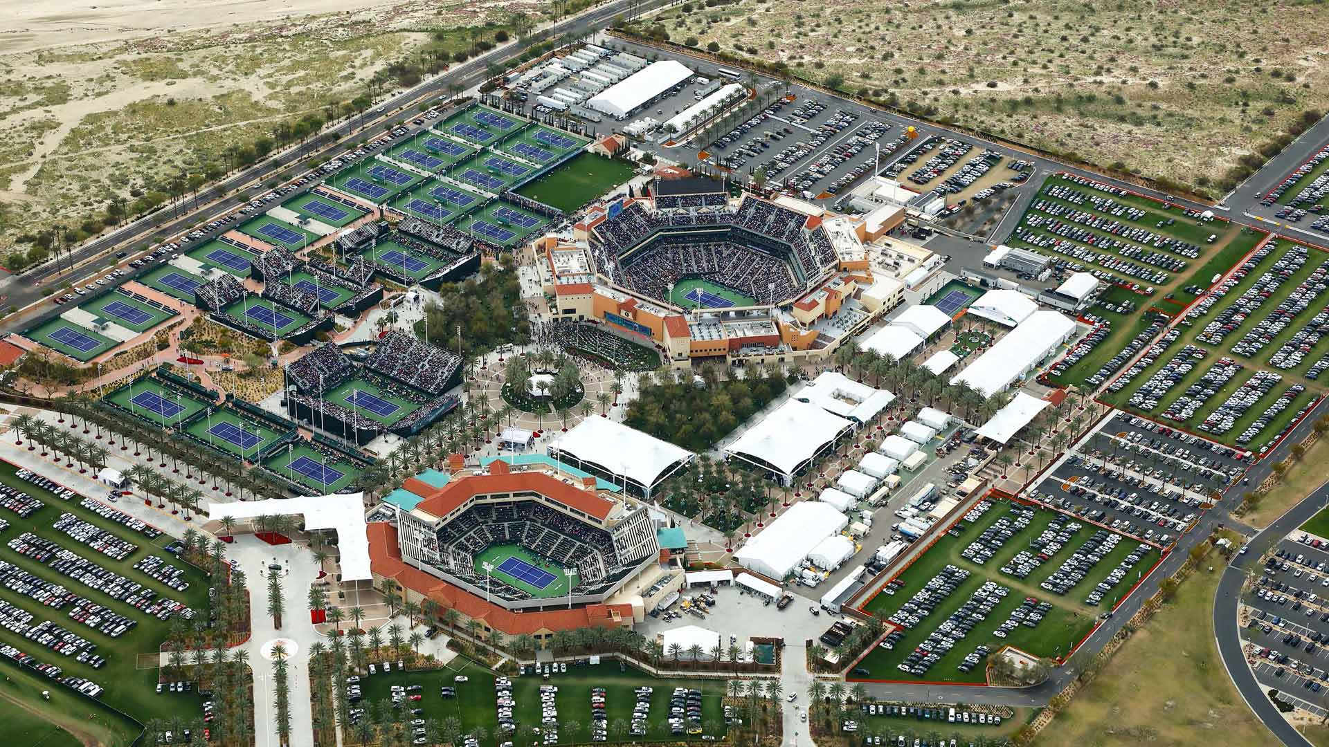The Indian Wells Tennis Garden is one of the most spectacular settings on the ATP Tour.