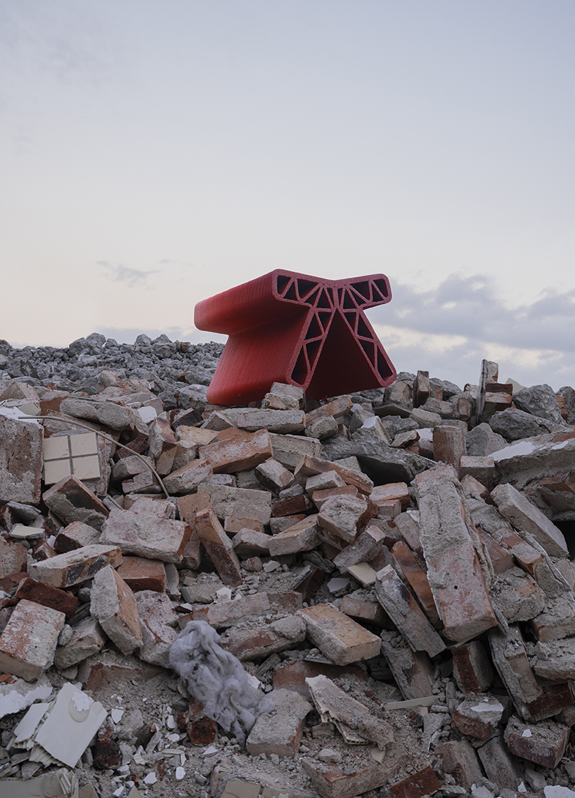 3D printed street furniture recycles concrete and brick waste from demolished urban villages - 4