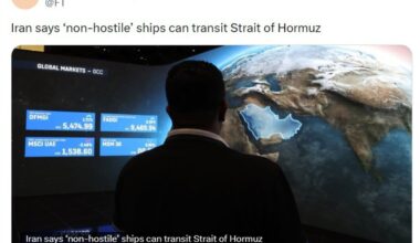 ICYMI: Iran allows conditional Hormuz transit as thousands of ships remain stalled