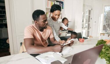A couple reviewing their finances for the year. Picture for illustration purposes: istock