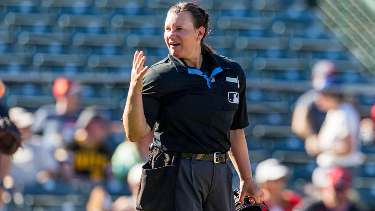 MLB Female Umpire Jen Pawol Mocked For Abysmal Missed Strike Call