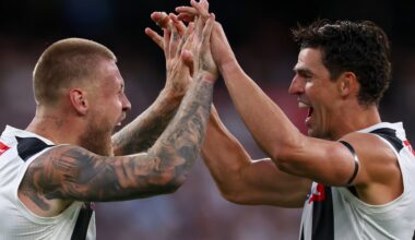 Magpies hold firm as surging Saints fall short in fiery MCG showdown