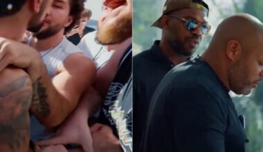 Jon Jones disarms fighter who pulled knife during Russian reality show