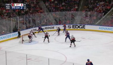 Ullmark robs McDavid with the toe