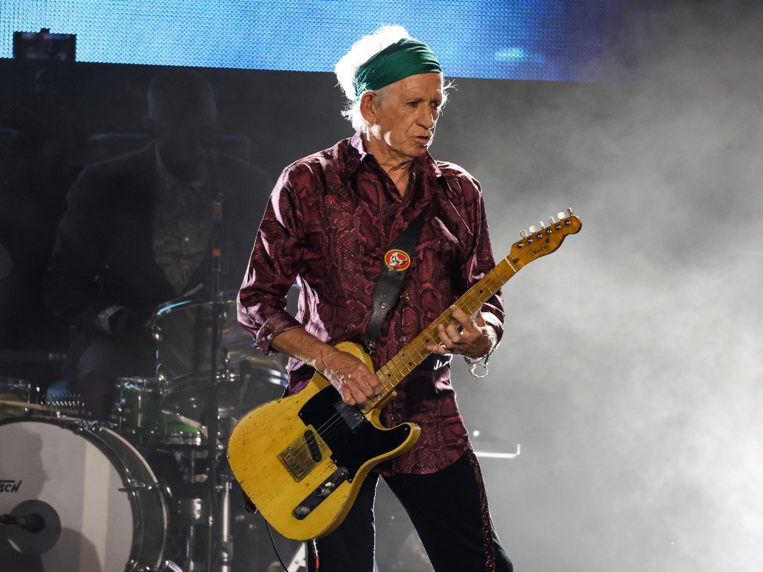 Keith Richards reveals the astonishing number of guitars in his collection