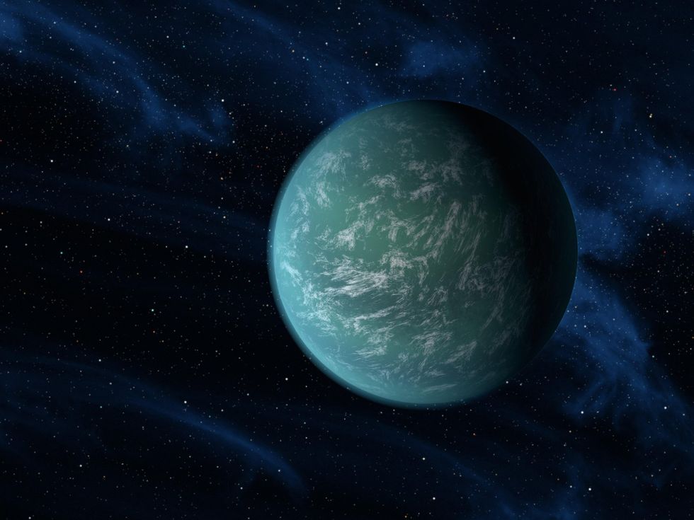 Kepler 22-b, artist rendition