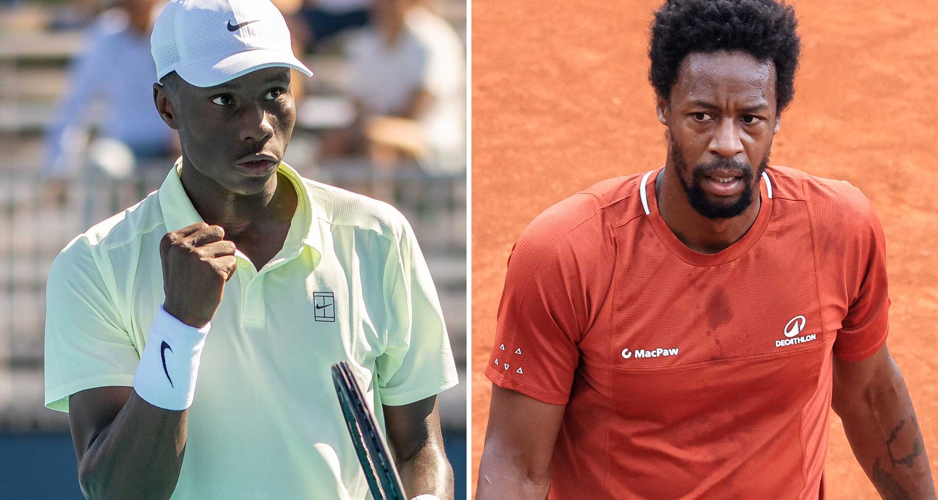 Moise Kouame and Gael Monfils will compete in Monte-Carlo in April.