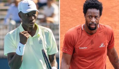 Moise Kouame and Gael Monfils will compete in Monte-Carlo in April.