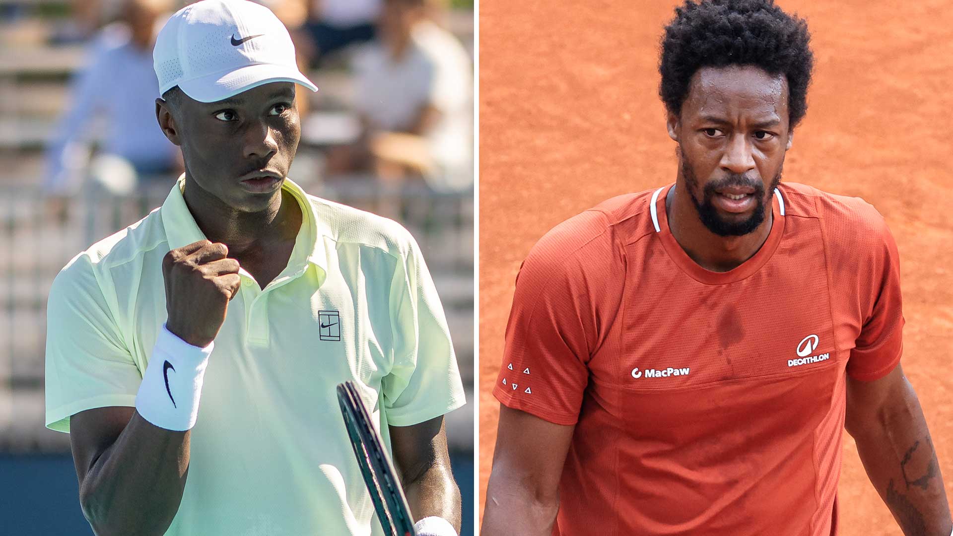 Moise Kouame and Gael Monfils will compete in Monte-Carlo in April.