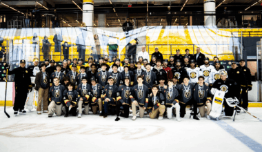 Bruins welcome Rhode Island high school champs still 'moving forward' from shooting