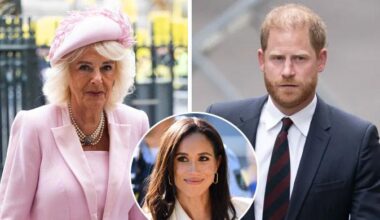 Queen Camilla's quiet warning about Meghan as Harry left in tough spot