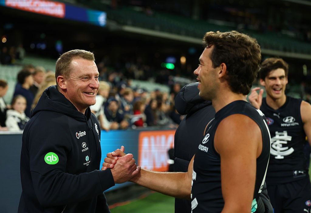 Michael Voss and Ollie Florent