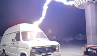Kindly Uncle Unleashes Fires of Hell With Giant Boosted Tesla Coil