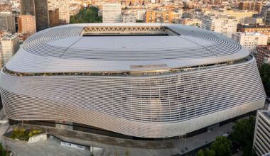 Santiago Bernabeu Stadium underwent renovation from 2019 to 2024.