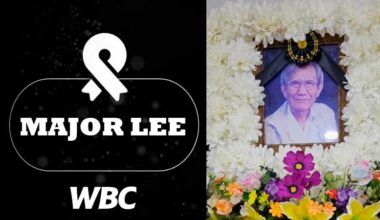 The WBC mourns the passing of Major Lee, a pillar of Korean Boxing