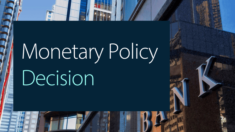 Statement by the Monetary Policy Board: Monetary Policy Decision | Media Releases