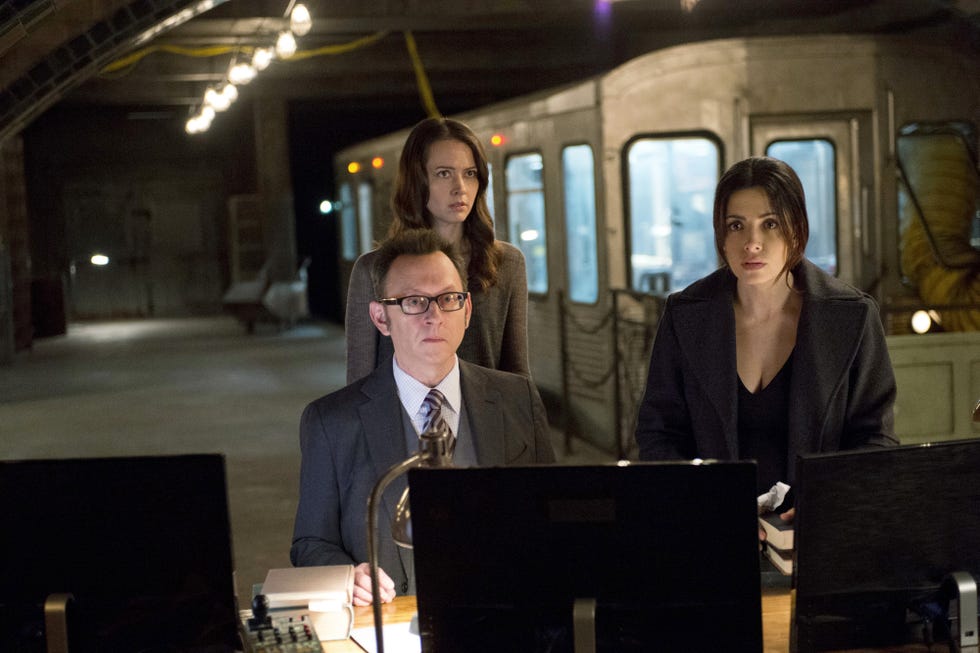michael emerson, amy acker and sarah shahi, person of interest