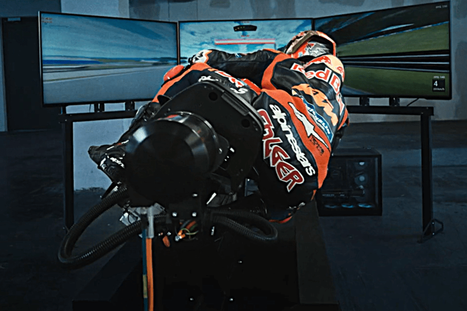 KTM MotoGP simulator. Credit: KTM.