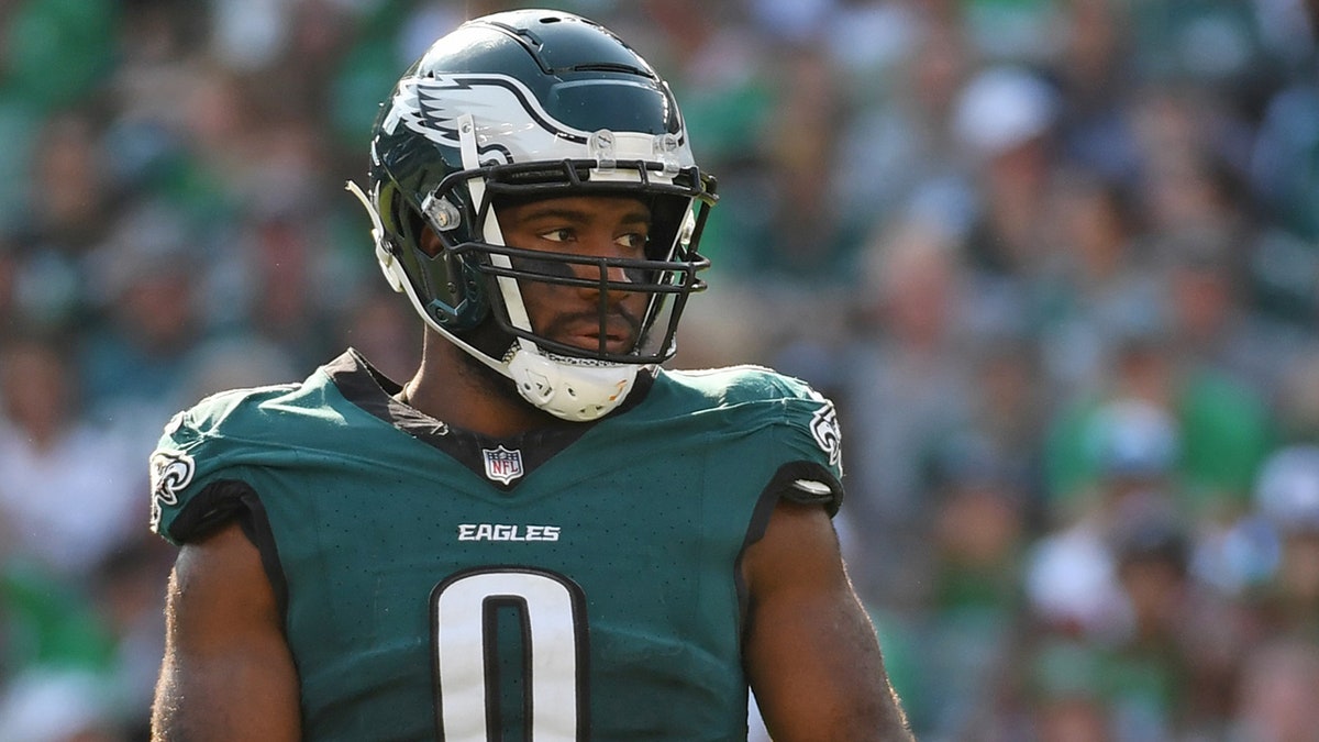 Bryce Huff plays for the Eagles