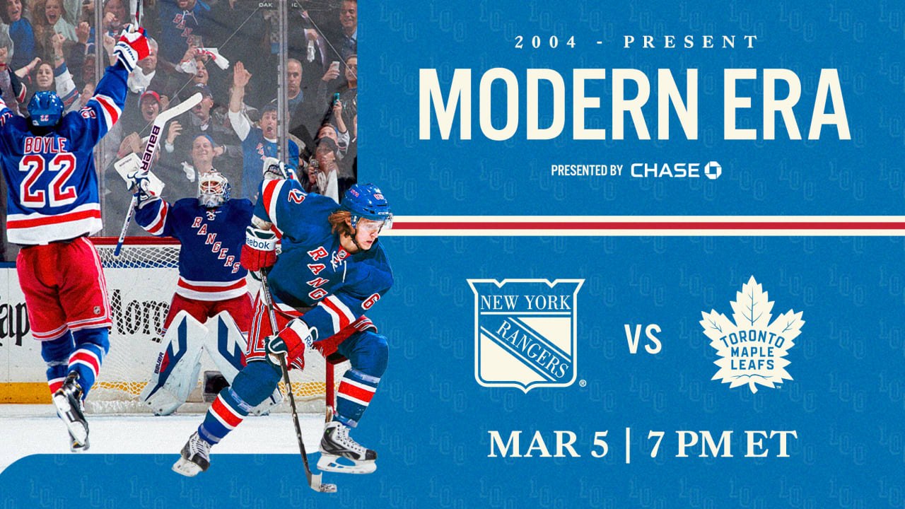 Rangers vs. Maple Leafs: Pregame Notes