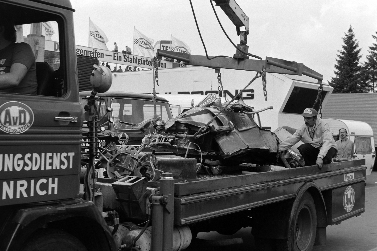 Lauda's infamous crash at the Nurburgring prevented him from romping towards a second title in 1976