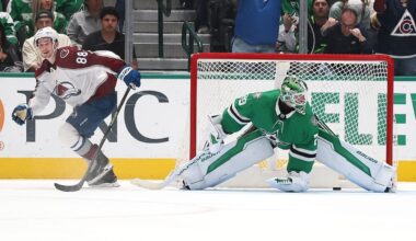 Avalanche tie it late, end Stars' 10-game winning streak in shootout
