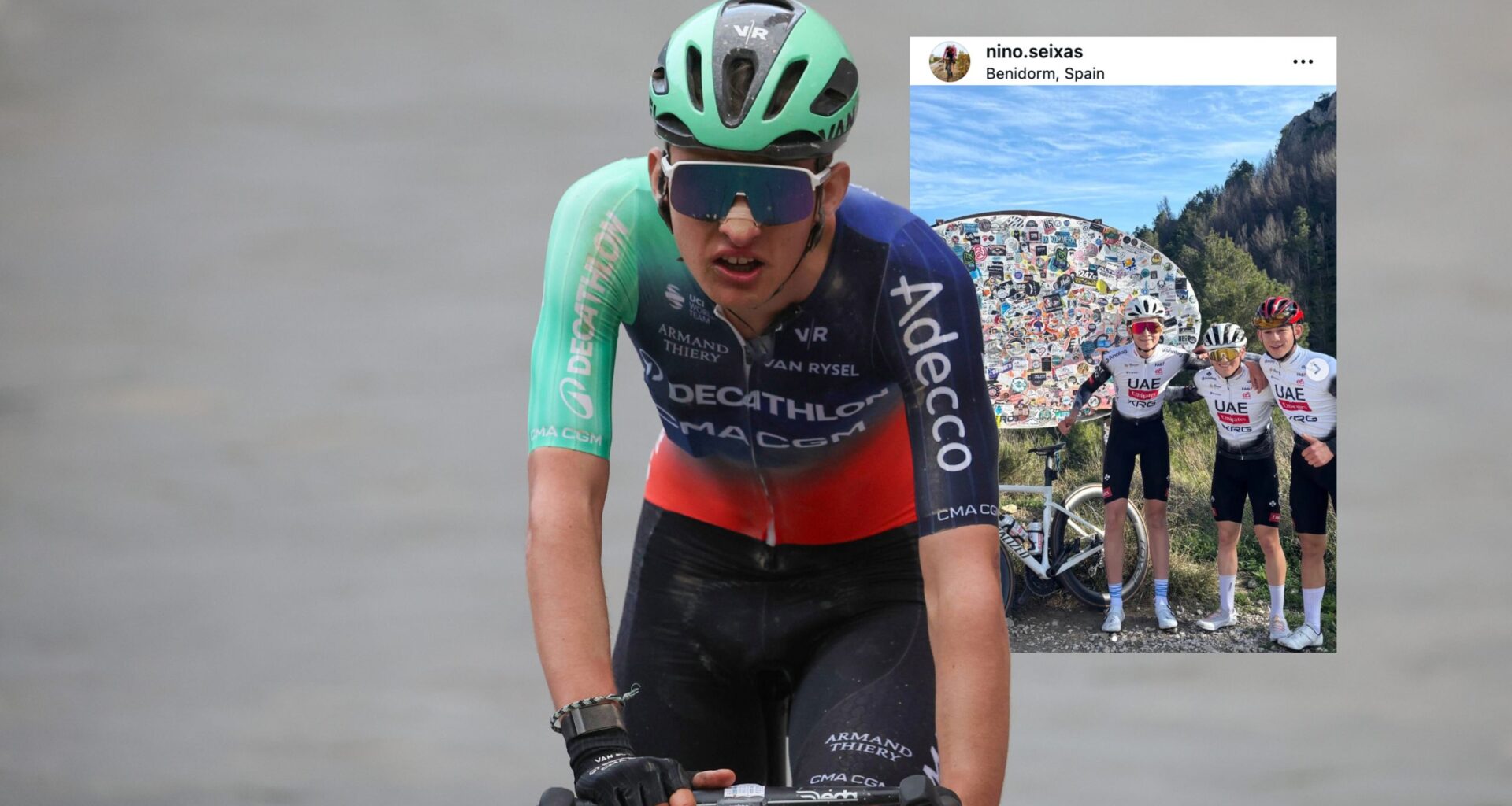 There's another Seixas, and he's already been training with UAE Team Emirates-XRG