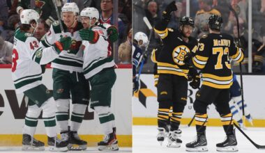 NHL Playoffs Buzz: Wild can clinch playoff berth with win vs. Bruins