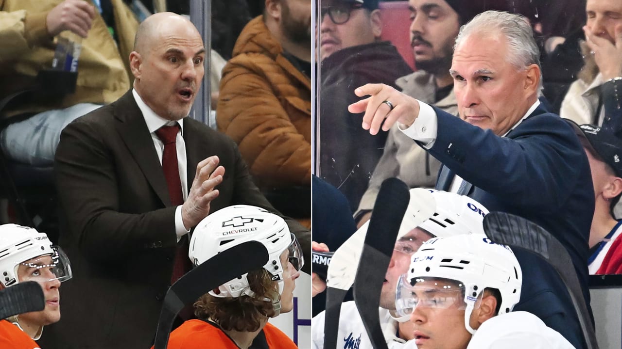 Tocchet, Berube put friendship on hold with Flyers, Maple Leafs at crossroads