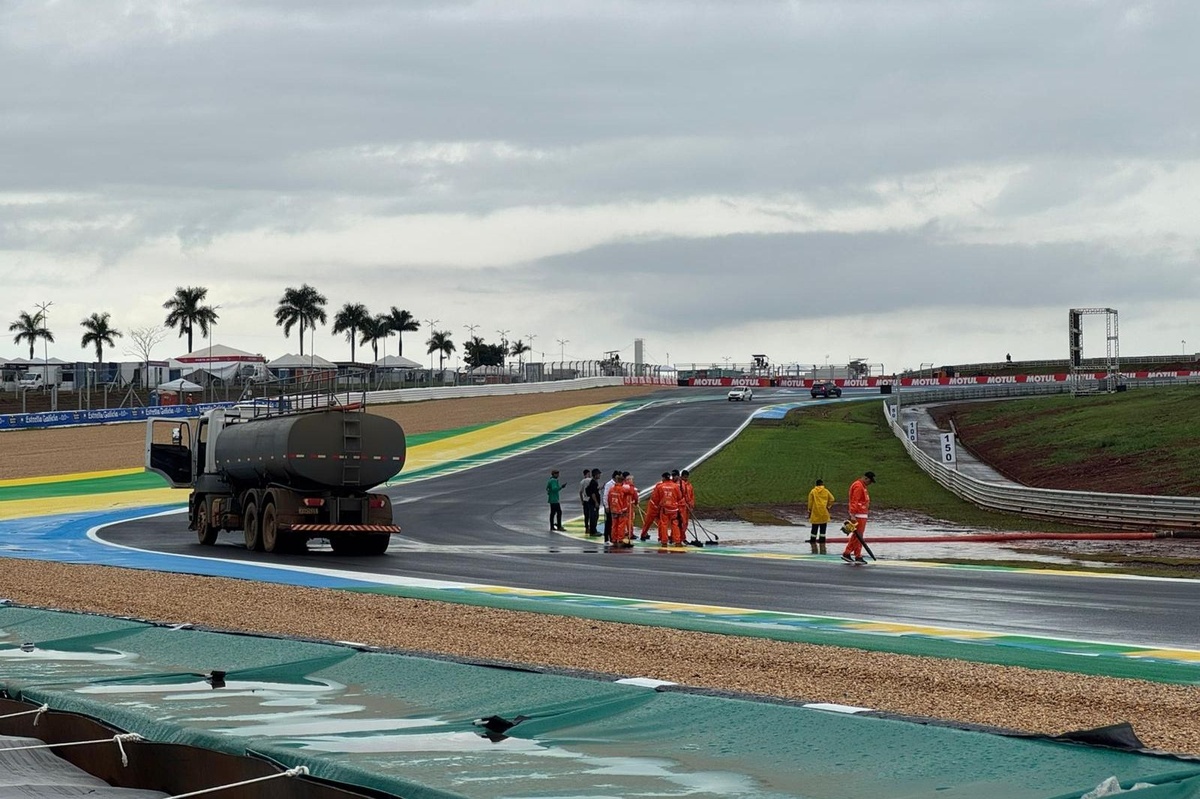 Rain delays start of MotoGP Brazilian GP practice