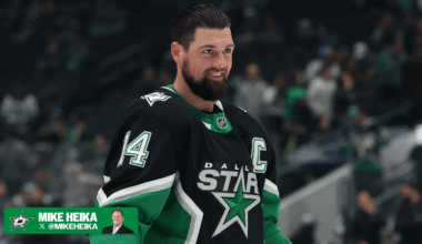 A committed captain: Jamie Benn’s leadership on full display during point streak