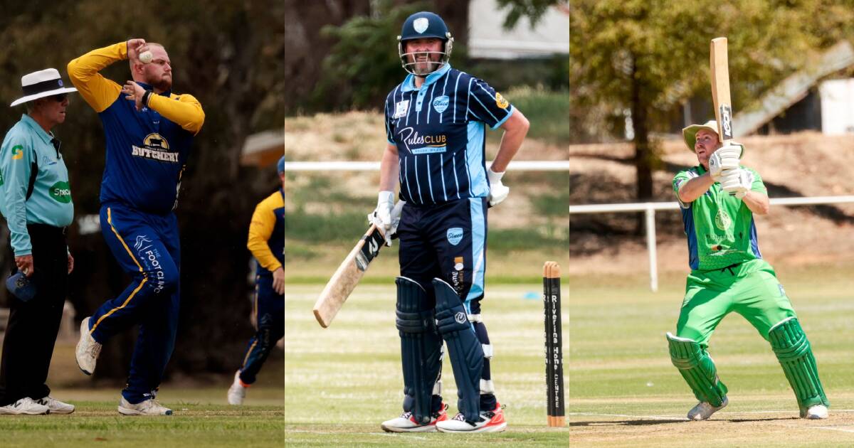 Kooringal's Nate Mooney, South Wagga's Joel Robinson and Wagga City's Aaron Maxwell are among those to be selected in the team. Pictures by Bernard Humphreys