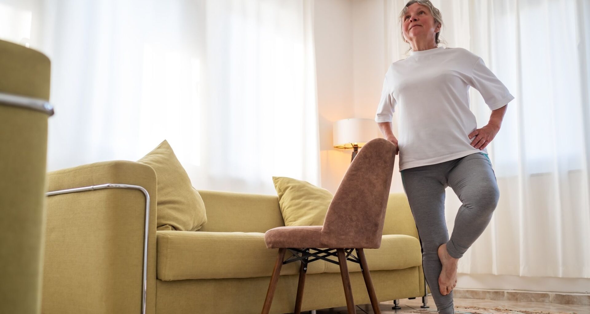 A Pilates instructor says these three standing moves are key for improving balance over 60