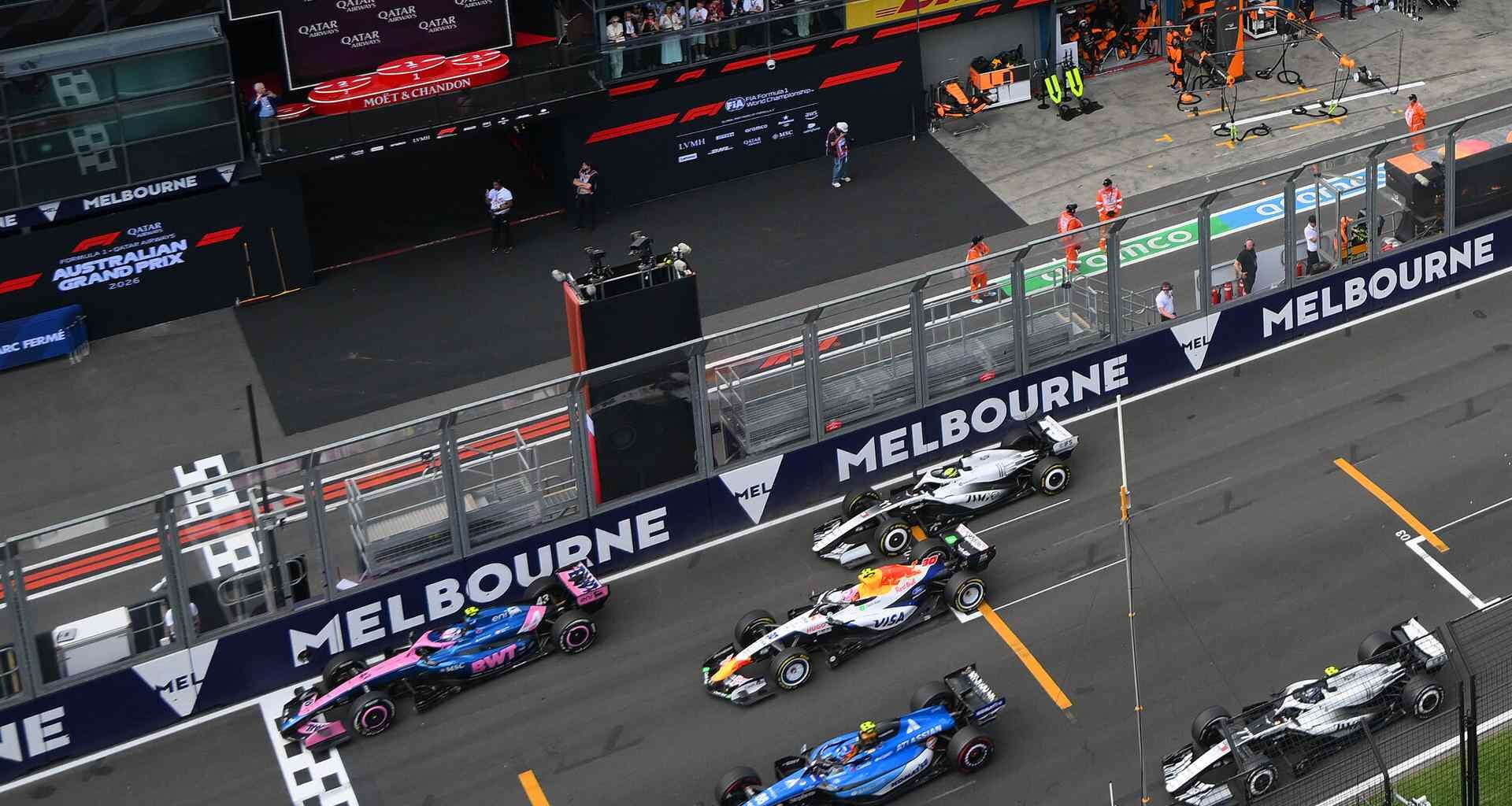 Start, Albert Park, 2026