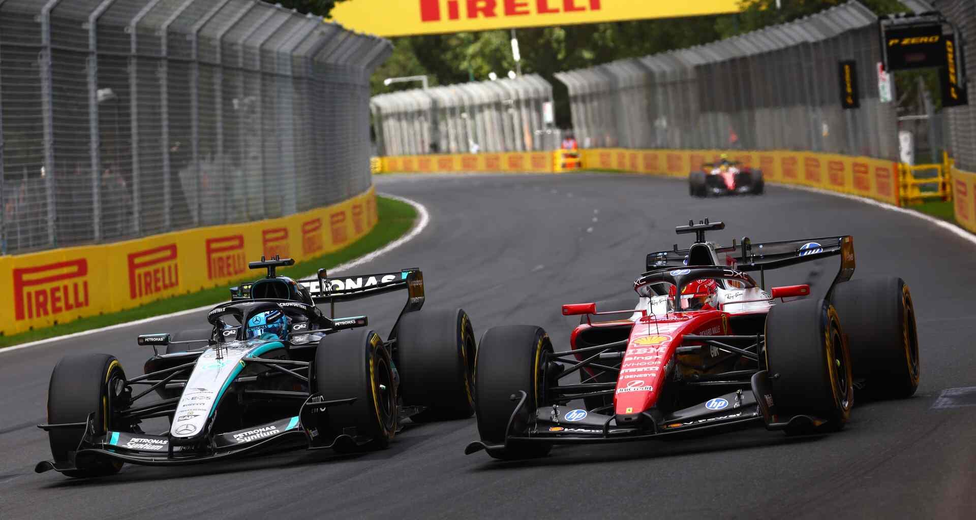 George Russell, Charles Leclerc, Albert Park, 2026