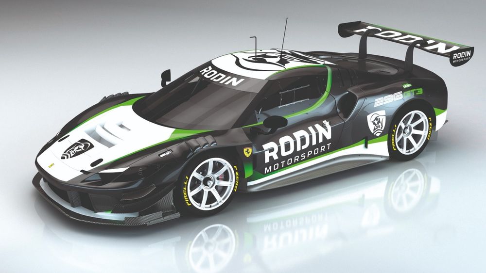 Single-seater powerhouse Rodin Motorsport will enter a Ferrari 296 GT3 Evo 