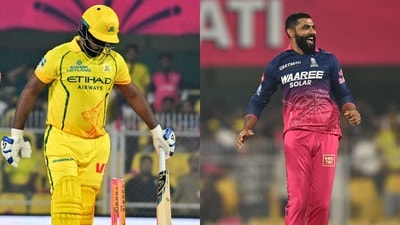Sanju Samson for CSK and Ravindra Jadeja for RR. (AFP/ANI)