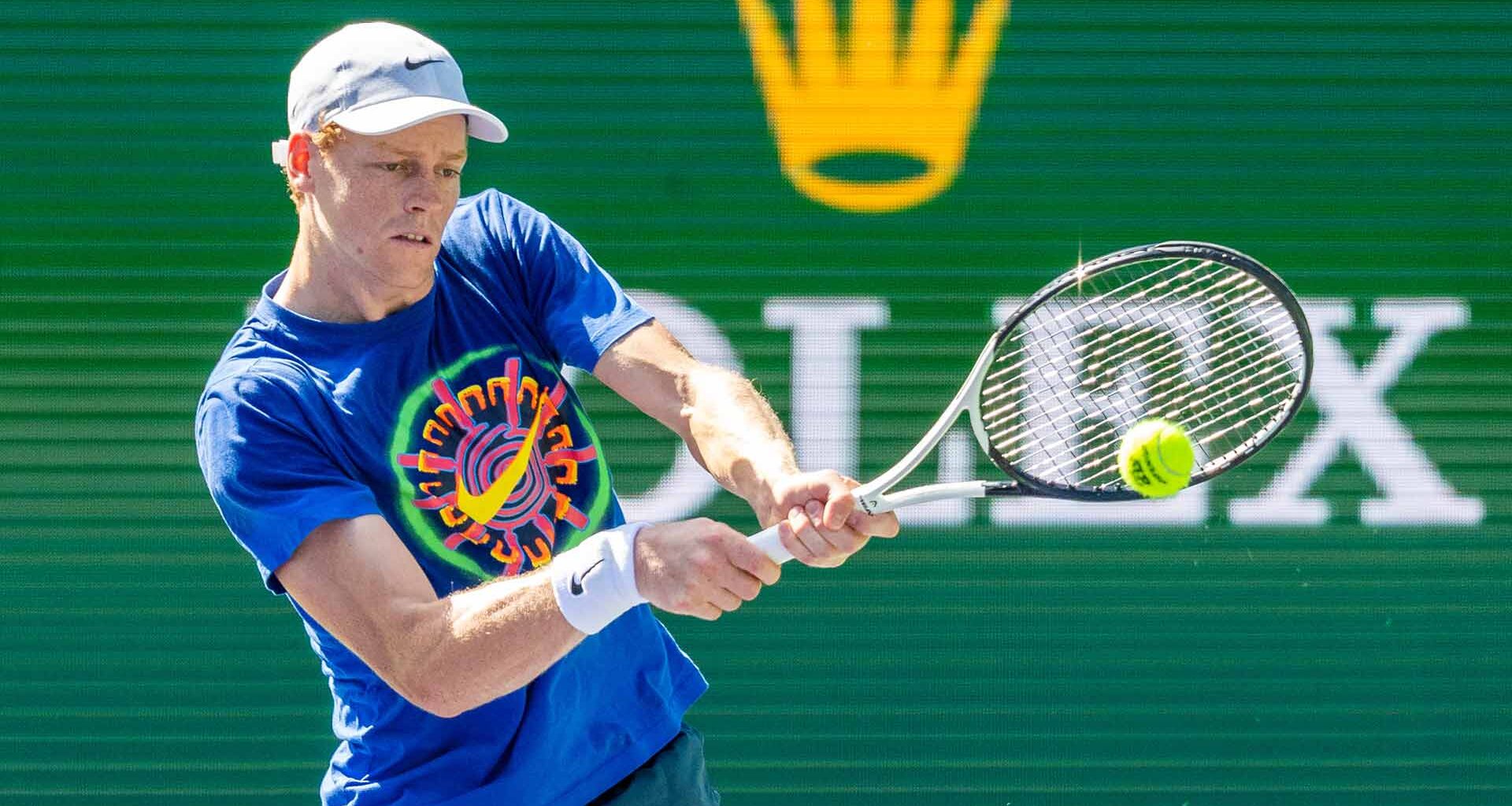 Jannik Sinner is the second seed at the BNP Paribas Open.