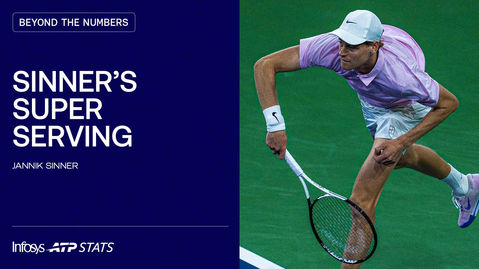 Jannik Sinner has taken his serve to a new level this season.