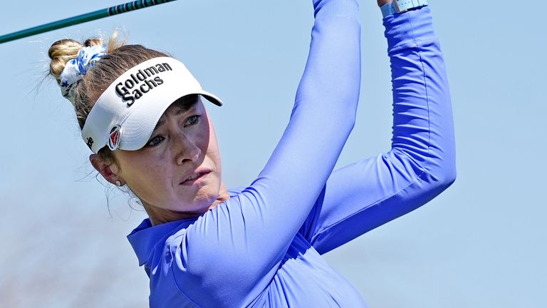 Nelly Korda at the LPGA Ford Championship(Photo by Brian Spurlock/Icon Sportswire) (Icon Sportswire via AP Images)
