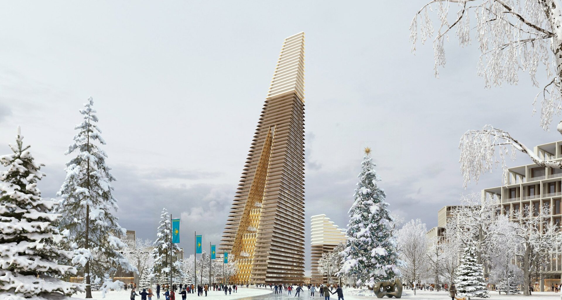 Alatau Iconic Complex and Gateway District by SOM