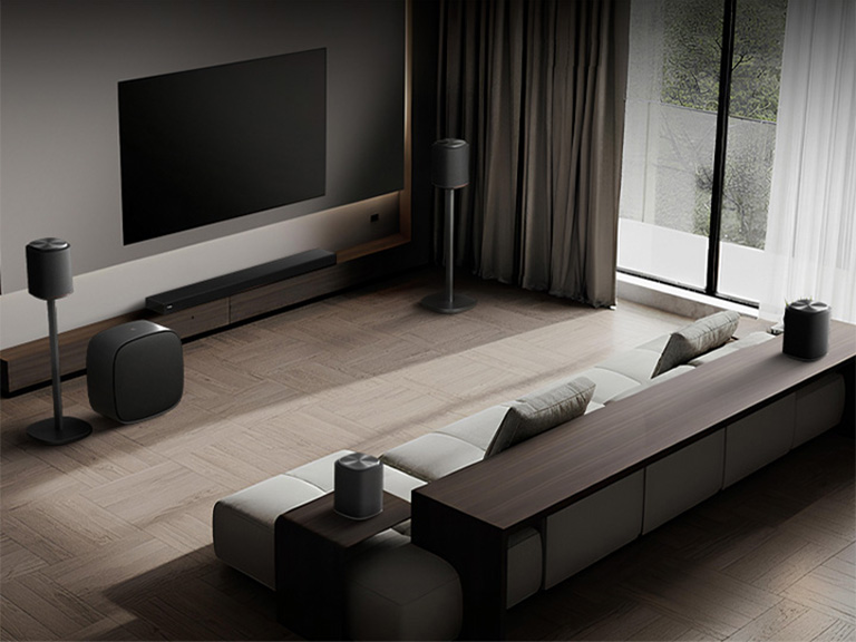 LG is bringing Dolby Atmos FlexConnect technology to its 2026 Sound Suite with the H7 soundbar the headlining act