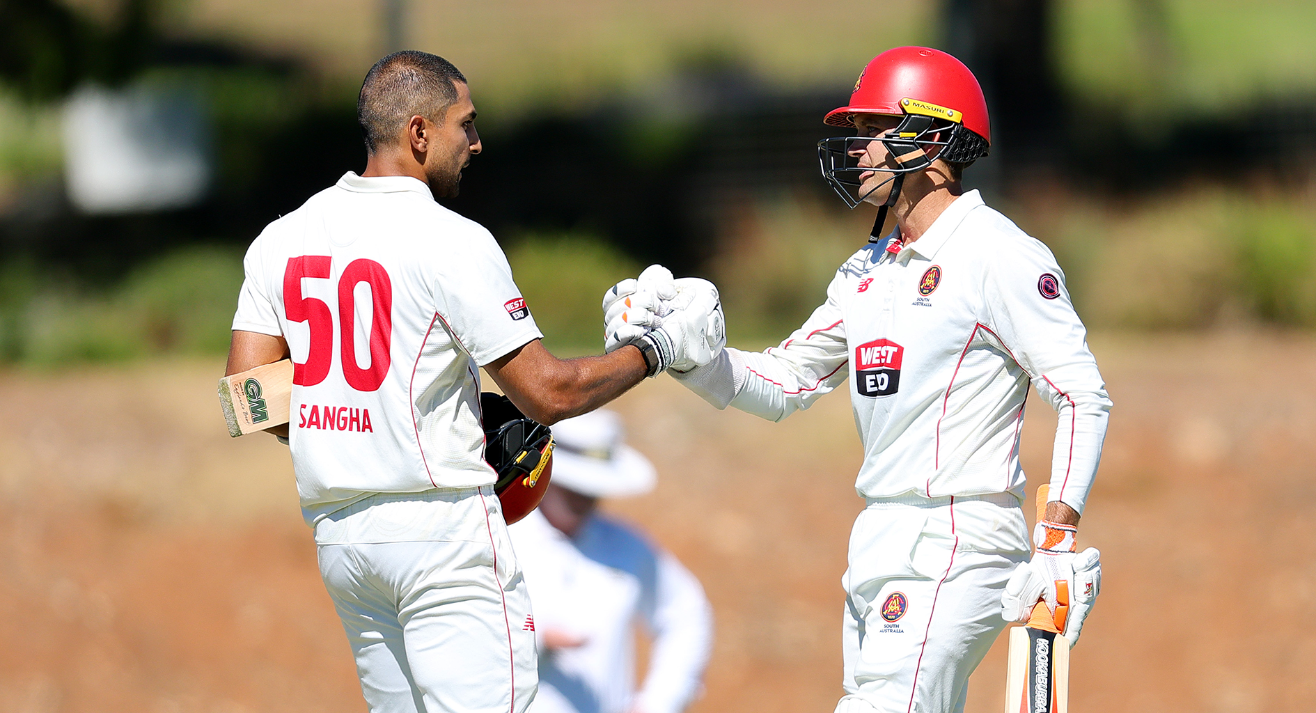 Sangha stars as SA take control over NSW