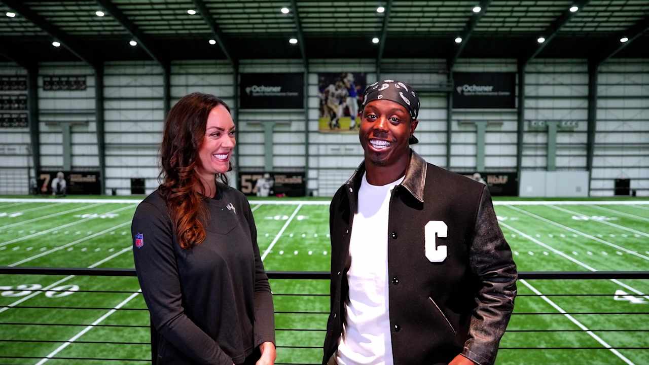 Travis Etienne Jr. 1-on-1 interview after signing with Saints