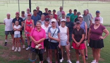 Sun sets on twilight tennis