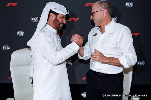 stefano domenicali and mohammed ben sulayem sign the concorde governance agreement 2025
