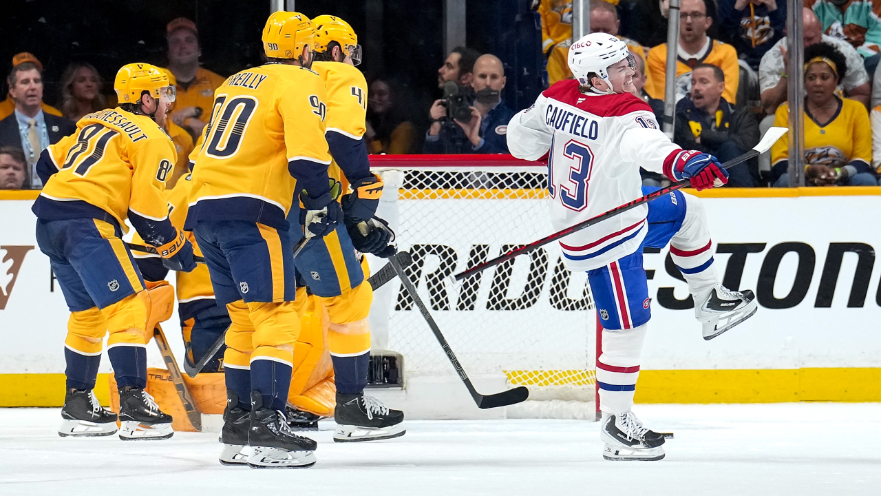Caufield scores 45th goal, Canadiens defeat Predators for 4th straight win