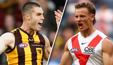 Hawks' tall call, Swans replace injured superstars.